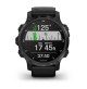 Descent Mk2S, Carbon Grey DLC with Black Silicone Band - 010-02403-04 - Garmin